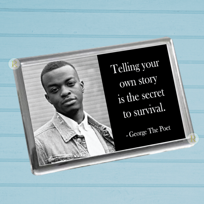 George The Poet Fridge Magnet